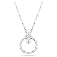 Swarovski - Constella pendant, Pavé, Round cut, White, Rhodium plated 5692261
