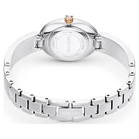 Swarovski Crystal Rock Oval watch, Swiss Made, Crystal bracelet, White, Stainless steel 5656878