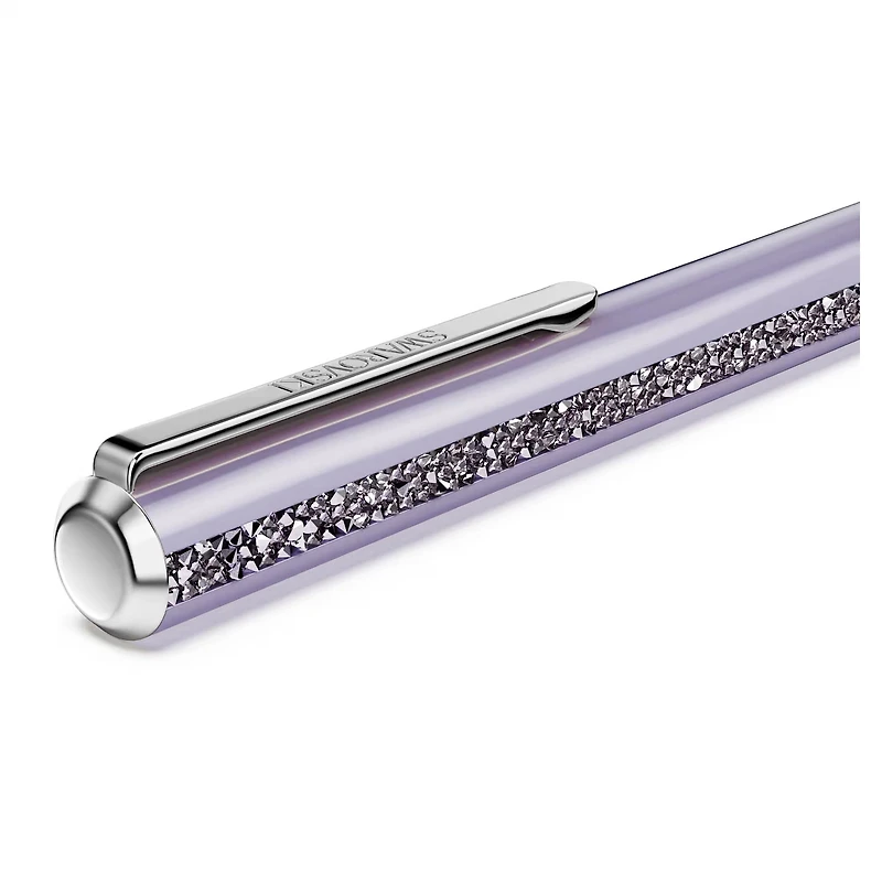 Swarovski - Crystal Shimmer Glide ballpoint pen, Purple, Purple lacquered, Chrome plated 5707707