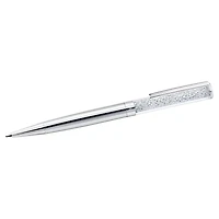 Swarovski Crystalline ballpoint pen, Silver tone, Chrome plated 5224384