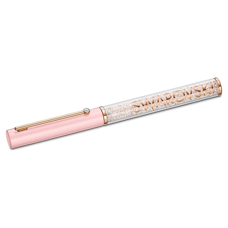 Swarovski Crystalline Gloss ballpoint pen, Pink, Pink lacquered, Rose gold-tone plated 5568756