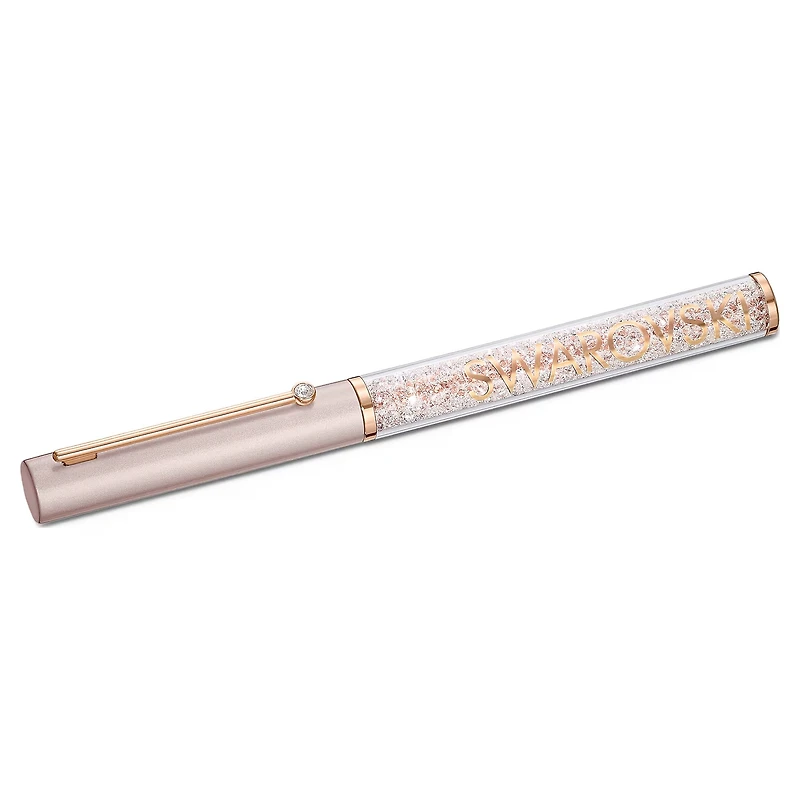 Swarovski Crystalline Gloss ballpoint pen, Rose gold tone, Pink lacquered, Rose gold-tone plated 5568759