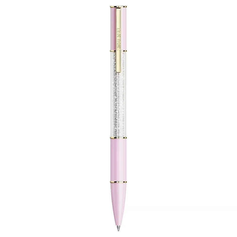 Swarovski Crystalline Lustre ballpoint pen, Pink, Gold-tone plated 5693725