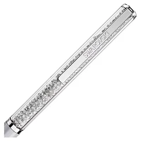 Swarovski - Crystalline Silk ballpoint pen, Gray, Gray lacquered, Chrome Plated 5709613