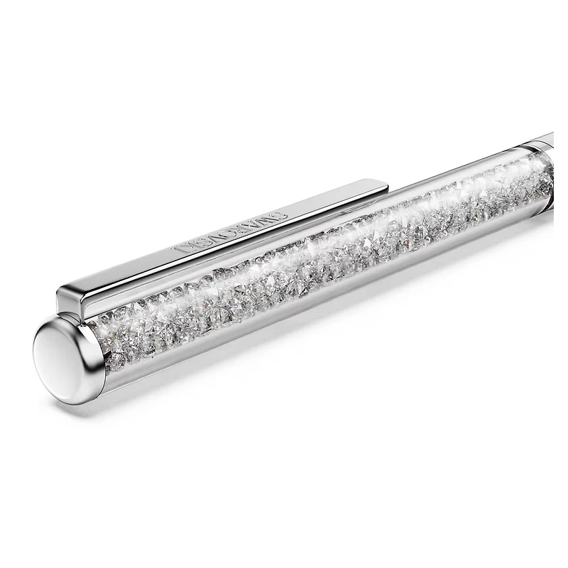 Swarovski - Crystalline Silk ballpoint pen, Gray, Gray lacquered, Chrome Plated 5709613