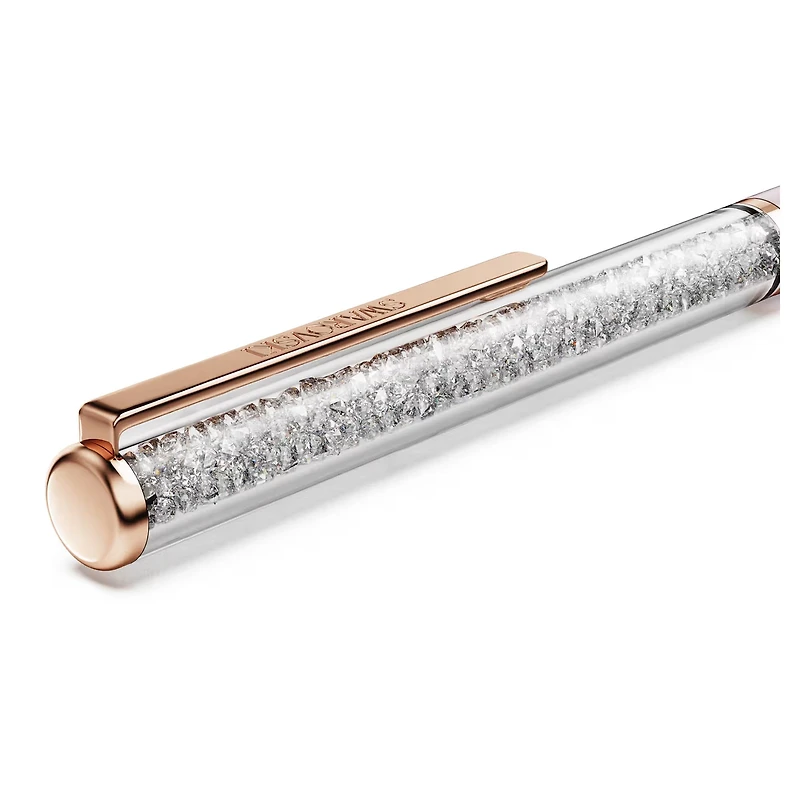 Swarovski - Crystalline Silk ballpoint pen, Pink, Pink lacquered, Rose gold-tone plated 5709614