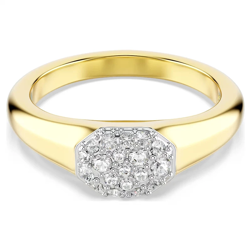 Swarovski Dextera ring, Mixed cuts, White, Gold-tone plated 5732851