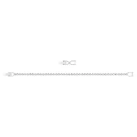 Swarovski Imber Tennis bracelet Round cut, White, Rhodium plated - 1808960