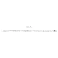 Swarovski Imber Tennis bracelet Round cut, White, Rhodium plated - 1808960
