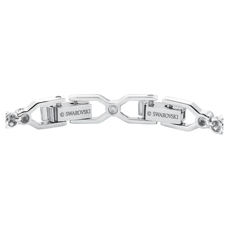 Swarovski Imber Tennis bracelet Round cut, White, Rhodium plated - 1808960
