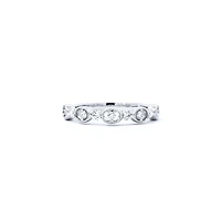 14K White Gold 0.29 cttw Diamond Ring