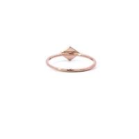 14K Rose Gold 0.14 cttw Diamond Ring