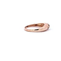 14K Rose Gold Marquise Ruby and Diamond Ring