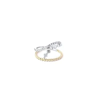 14K Yellow and White Gold cttw Diamond Ring
