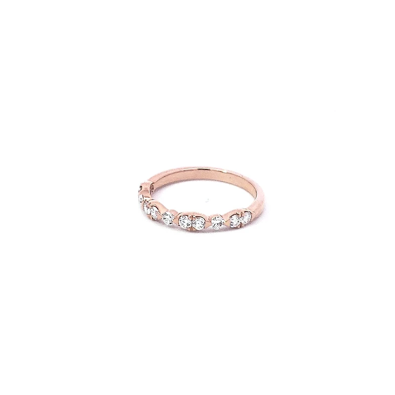 14K Rose Gold 0.45 cttw Diamond Ring - 4.5