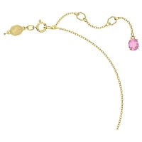 Swarovski Idyllia Florere pendant Flower, Small, Pink, 18k gold plated - 5657875