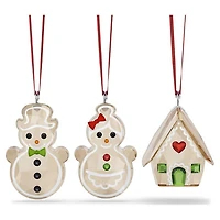Swarovski Holiday Cheers Gingerbread Ornament Set 5701511