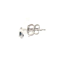 10K White Gold 0.15cttw Round Brilliant Cut Canadian Diamond Earrings