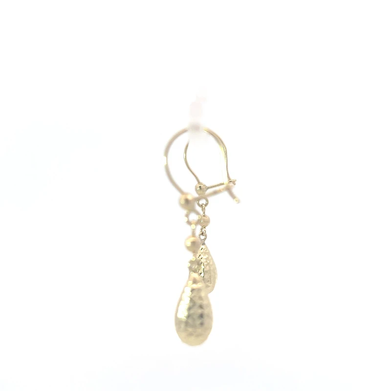 10K Yellow Gold Drop Earrings