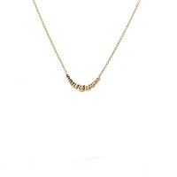 14K Yellow Gold 0.50cttw Diamond Necklace, 18"