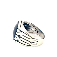 Argent Silver and Synthetic Sapphire Ring