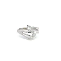 10K White Gold 0.34cttw Diamond Ring - / 4.5