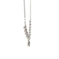 14K White Gold 3.00cttw Diamond Necklace, 18"