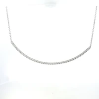 14K White Gold 3.00 cttw Lab Grown Diamond Necklace