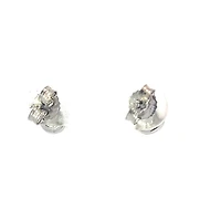 10K White Gold 0.15cttw Round Brilliant Cut Canadian Diamond Earrings