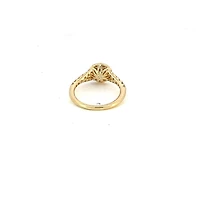 14K Yellow Gold 0.75cttw Round Brilliant Cut Canadian Diamond Engagement Ring - / White