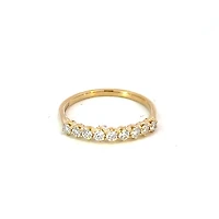 14K Yellow Gold 0.36cttw Canadian Diamond Ring - / 4.5