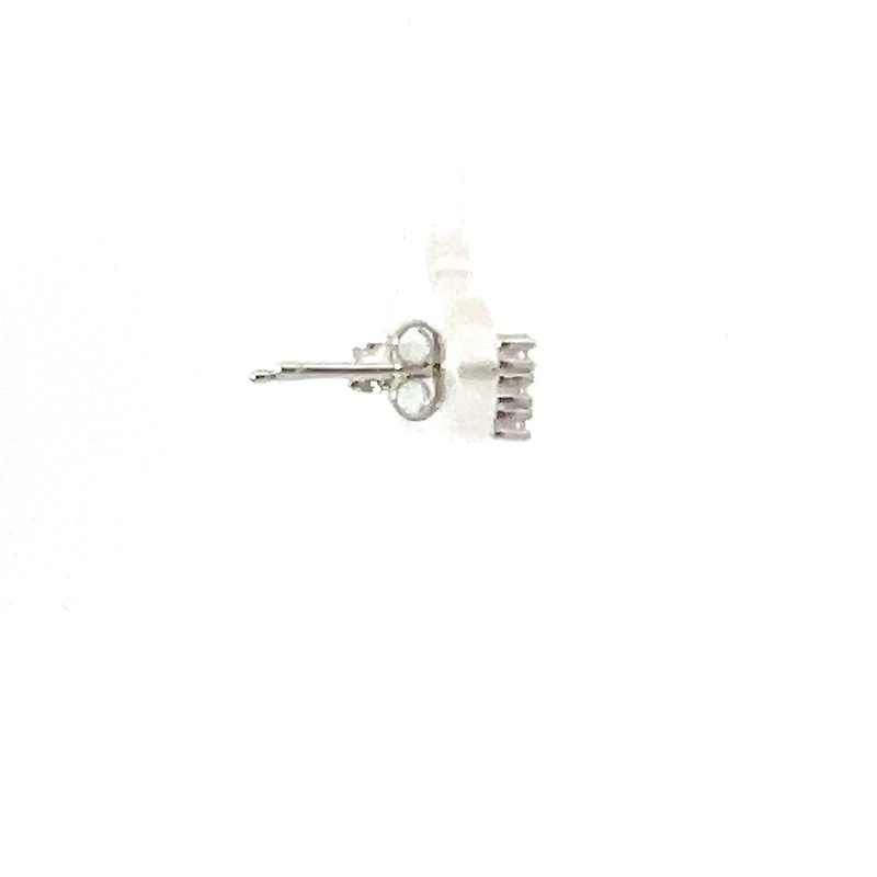 925 Sterling Silver Cubic Zirconia Bar Earrings