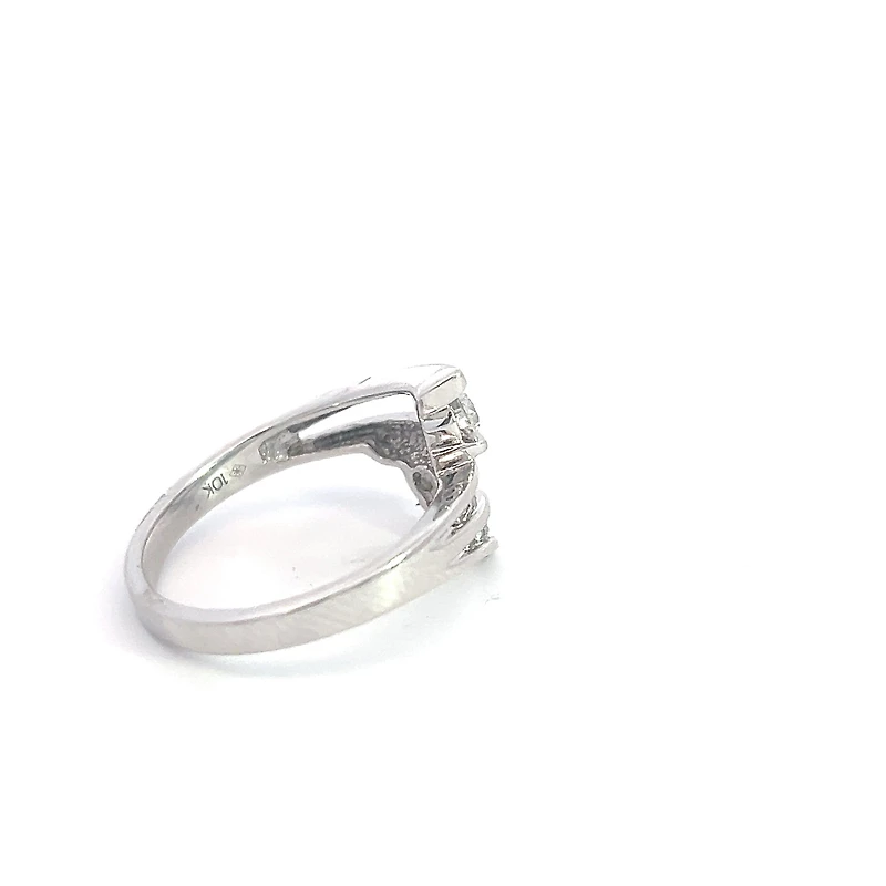 10K White Gold 0.34cttw Diamond Ring - / 4.5