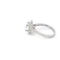 18K White Gold 2.40cttw Lab Grown Diamond Engagement Ring - 4.5