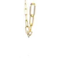 10K Yellow Gold 0.82 cttw Diamond Necklace - 18"