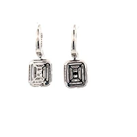 14K White Gold 1.64cttw Diamond Earrings