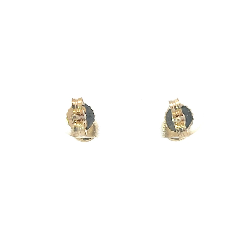 10K Gold 0.10cttw Round Brilliant Cut Canadian Diamond Earrings