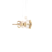 TRACKING - 10K Yellow Gold Peridot and Diamond Earrings