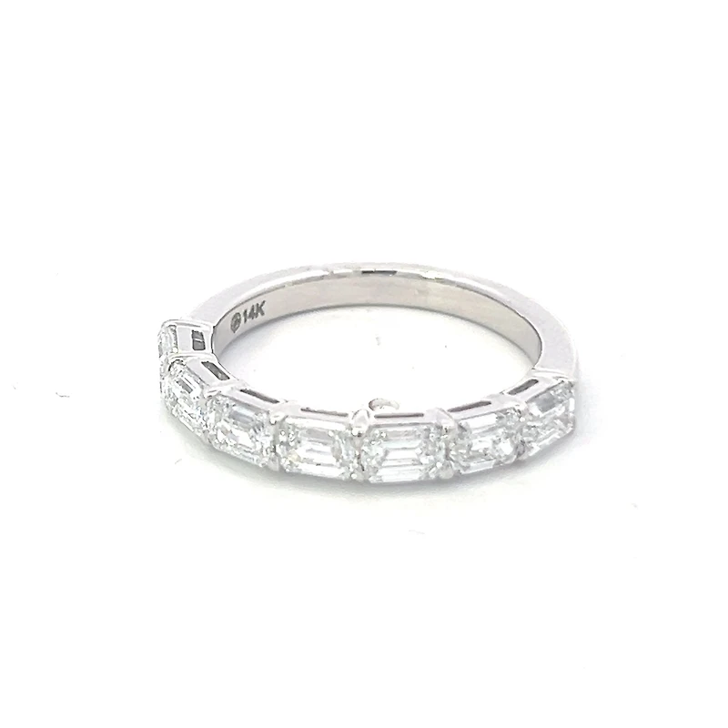 14K White Gold 1.60cttw Lab Grown Diamond Band