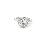 18K White Gold 2.40cttw Lab Grown Diamond Engagement Ring - 4.5