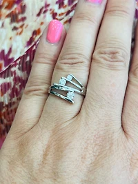 10K White Gold 0.34cttw Diamond Ring - / 4.5