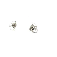 925 Sterling Silver Cubic Zirconia Cat Earrings
