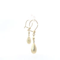 10K Yellow Gold Drop Earrings