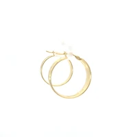 10K Yellow Gold Hoop Earrings