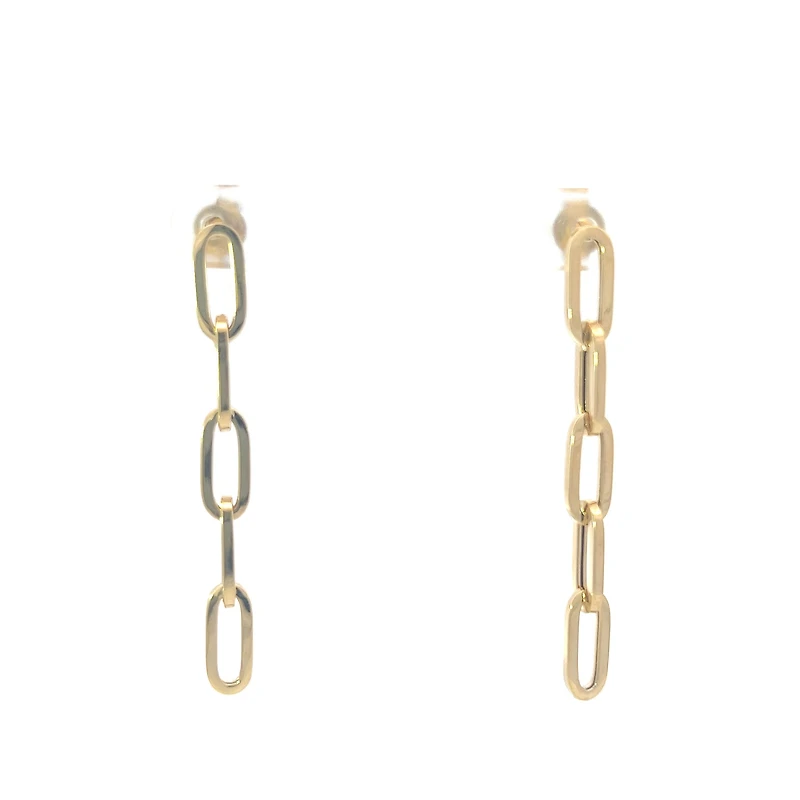 10K Yellow Gold Dangling Earrings