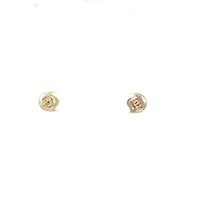 10K Yellow Gold Stud Earrings