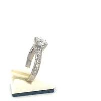 Previously Loved - 2.24cttw Princess Cut Diamond Engagement Ring Set - 4.5