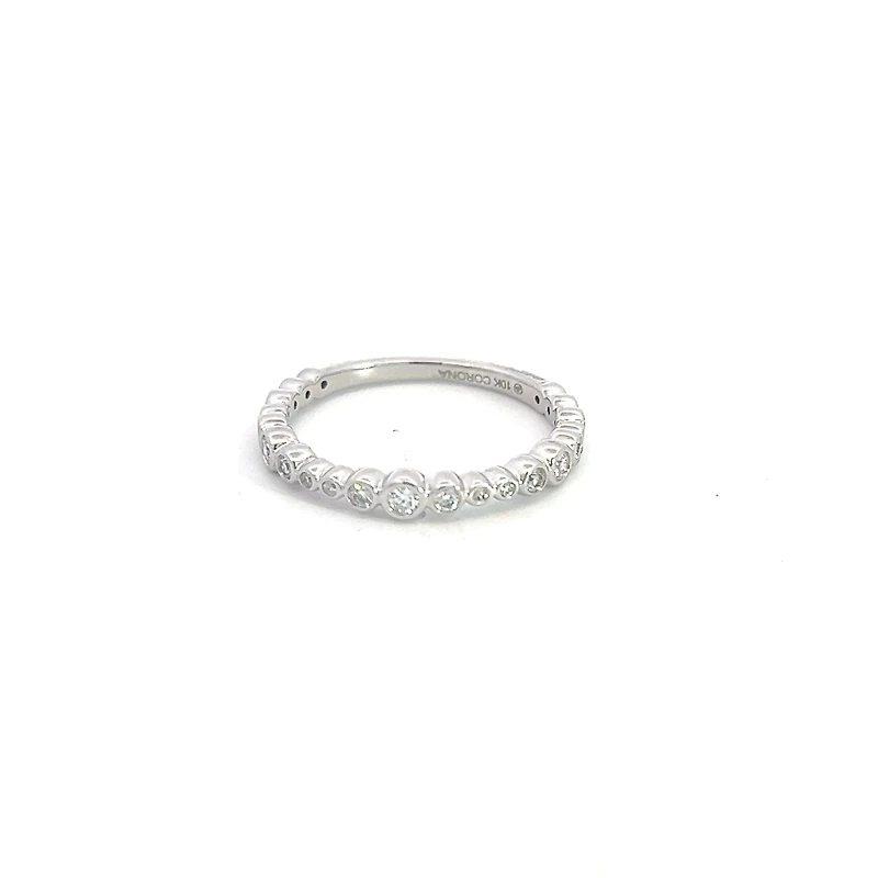 10K White Gold 0.255cttw Diamond Ring