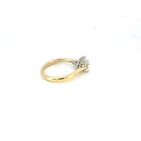 14K Yellow Gold 1.65cttw Lab Grown Round Brilliant Cut Diamond Ring