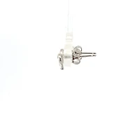925 Sterling Silver Bow Earrings